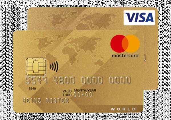 World Mastercard Gold / Visa Card Gold EUR / USD