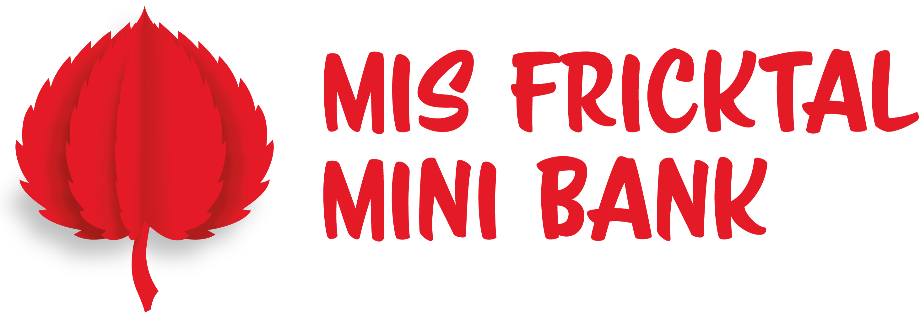 Logo "Mis Fricktal, mini Bank" mit einem roten Lindenblatt